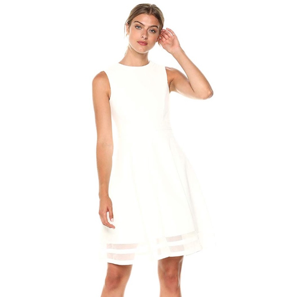 White Calvin Klein Dress